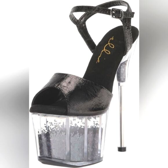 (C-3581) Ellie Shoes Women's 709-zenya Heeled Sandal Sz 7 - Picture 10 of 12